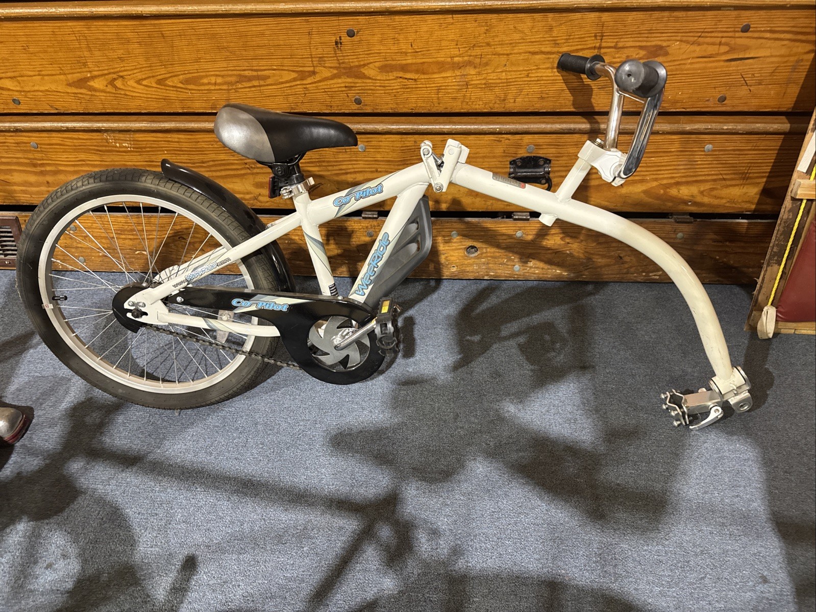 Co-Pilot WeeRide Folding Tag Along Bike Attachment 20&rdquo; Child Kids Tandem Trailer