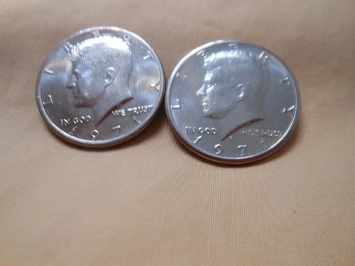 1971 D & P Kennedy Half Dollars from Bank Rolls. Nice Coins! Free S&H