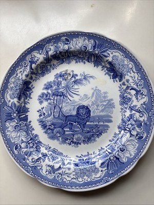 Spode The Blue Room Collection Traditions Aesop's Fables 10.5'' Dinner Plate