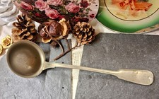 Grosse lange Kelle Schöpfkelle Suppenkelle Berndorf Alpacca Antik Vintage Retro