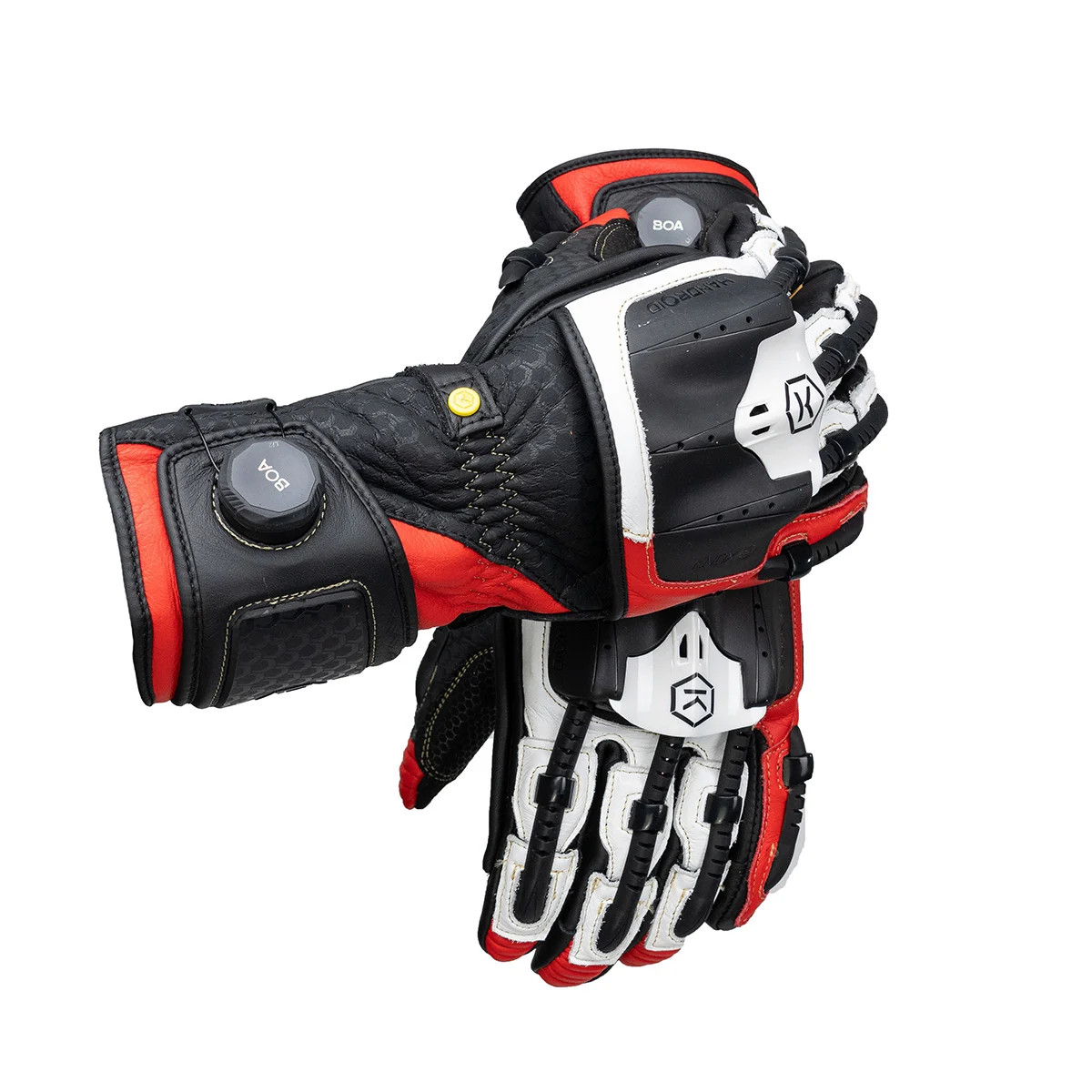 KNOX HANDROID MK5 グローブ 黒/赤/黄　サイズM Knox Handroid MK5 Gloves - Black/Red | eBay