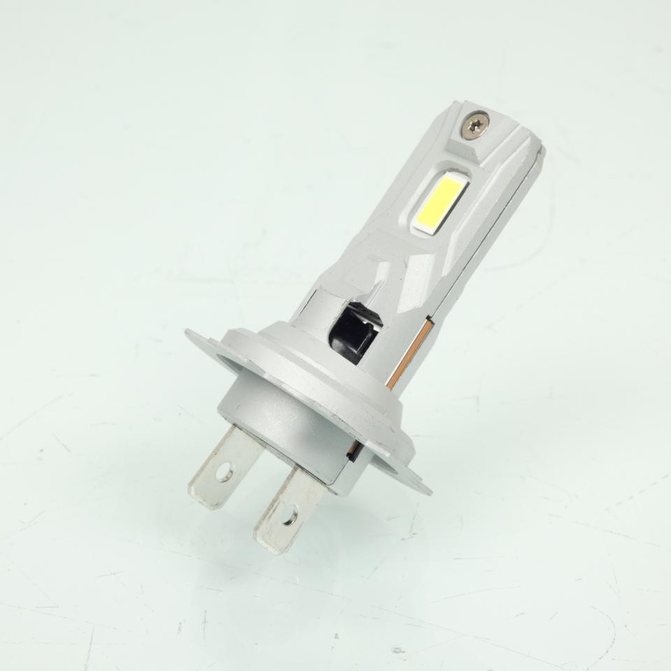 Ampoule LED H7 ventilée blanche 12V 25W PX26d pour moto et scooter