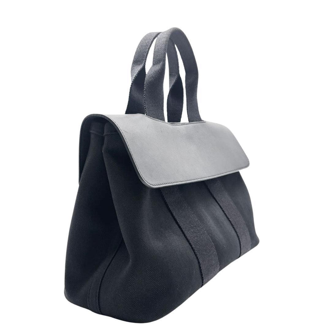 HERMES Handbag Valparaiso PM Canvas Leather — image 3