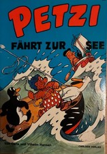 PETZI Bücher Nr.26 "PETZI fährt zur See" 1980 Comic Carlsen Verlag guter Zustand