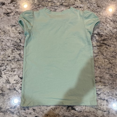 Gymboree Outlet Girls 5/5T Flamingo Outfit With Chambray Shorts And Hair Tie - Picture 3 of 10