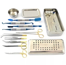 Dental PRF Box GRF System Platelet Rich Fibrin Set Surgery Membrane Kit CE 11 Pc