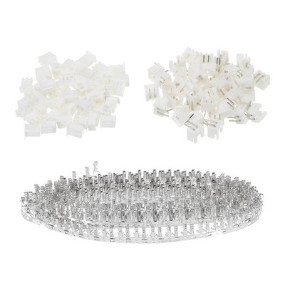 50 Set 2.54mm Connector 2 Pin Male Female Header Right Angle Housing Crimp DIP
