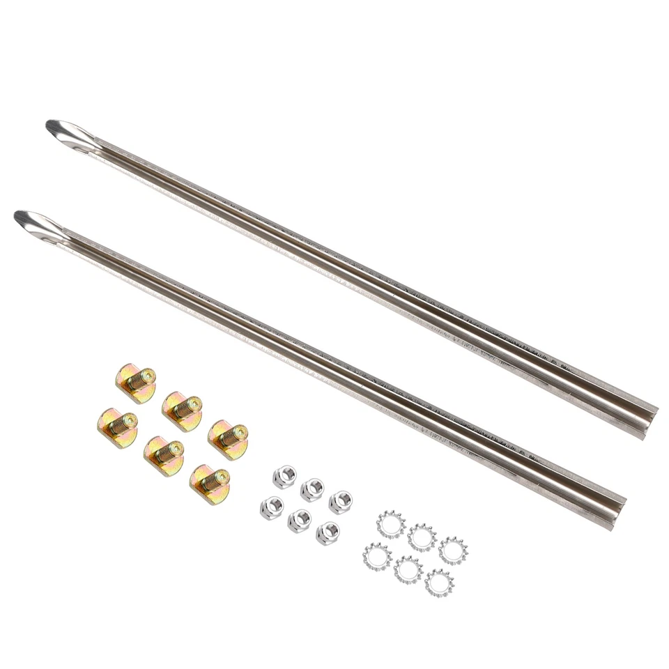 Front Fender Spears Trim Fit For Touring Road King 82-23 Softail 1986-2017 Foto 3 de 4