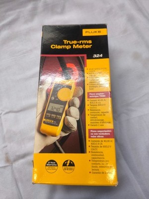Fluke 324 True-RMS Stromzange mit Temperatur & Kapazität 400 A 600 V AC/DC 