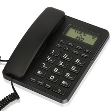 Corded Desktop Telephone  Wired Landline Phone for Home, Office, or Hotel w