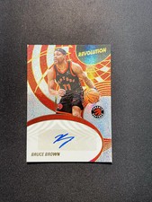 2024-25 Panini Revolution Autograph Bruce Brown #AU-BBO Raptors OD65