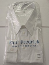 Paul Frederick Oxford Dress Shirt Mens 18-34 80's Two Play Pinpoint Oxford READ 
