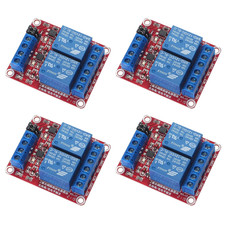 4Pcs DC 12V Relay Module 2 Channel Relay Board with Optocoupler Support High or