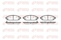 Bremsbelagsatz Scheibenbremse Remsa 1173.02 FüR XK WK Jeep WH Cherokee 3 XH CRD