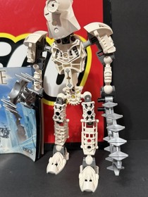 LEGO Bionicle Toa Metru 8606 Toa Nuju 100% Complete W/Book Good Shape