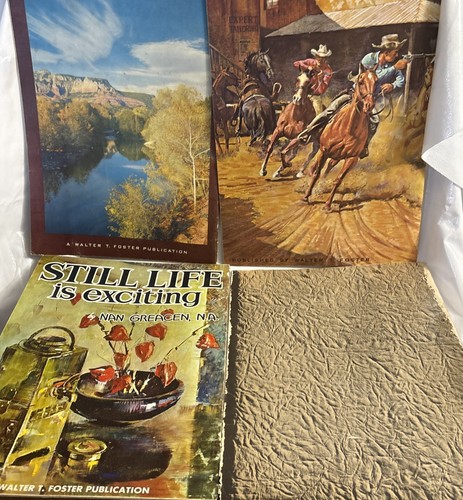Posten 15 Walter T. Foster Vintage Zeichnen/Malen Kunst Bücher Lot#1 - Bild 4 von 14