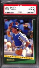 1993 Select #347 Mike Piazza PSA 10 GEM-MT 26525547 