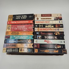 Large Lot Of 338 VHS Tapes Bulk War, Action, Comedy, Western Local Pickup CA