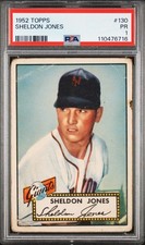 1952 Topps Sheldon Jones #130 PSA 1 PR New York Giants 