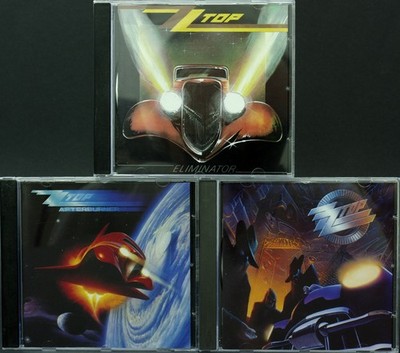 3 CDs Set ZZ TOP -  Afterburner Eliminator Recycler