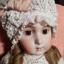 Jumeau Reproduction Bisque Doll Triste Approx. 60Cm