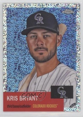 2022 Topps Chrome Platinum Anniversary Speckle Refractor /150 Kris Bryant 1l2z