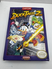 Disney's DuckTales 2 Duck Tales Nintendo NES In Box TESTED Rare Blockbuster