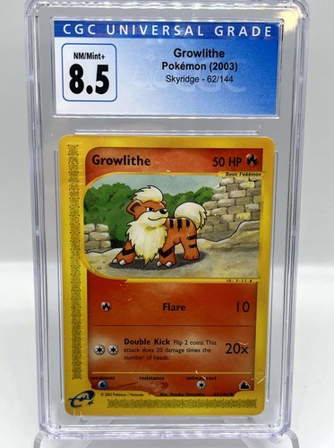 Growlithe graded CGC 8.5 for sale on eBay