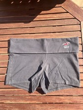 Hollister 1922 Logo Grey Shorts Size SRare Y2K