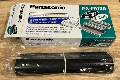 Panasonic KX-FA136 OEM Genuine Ink Film Replacement Fax Toner 1 Roll Sealed Bag
