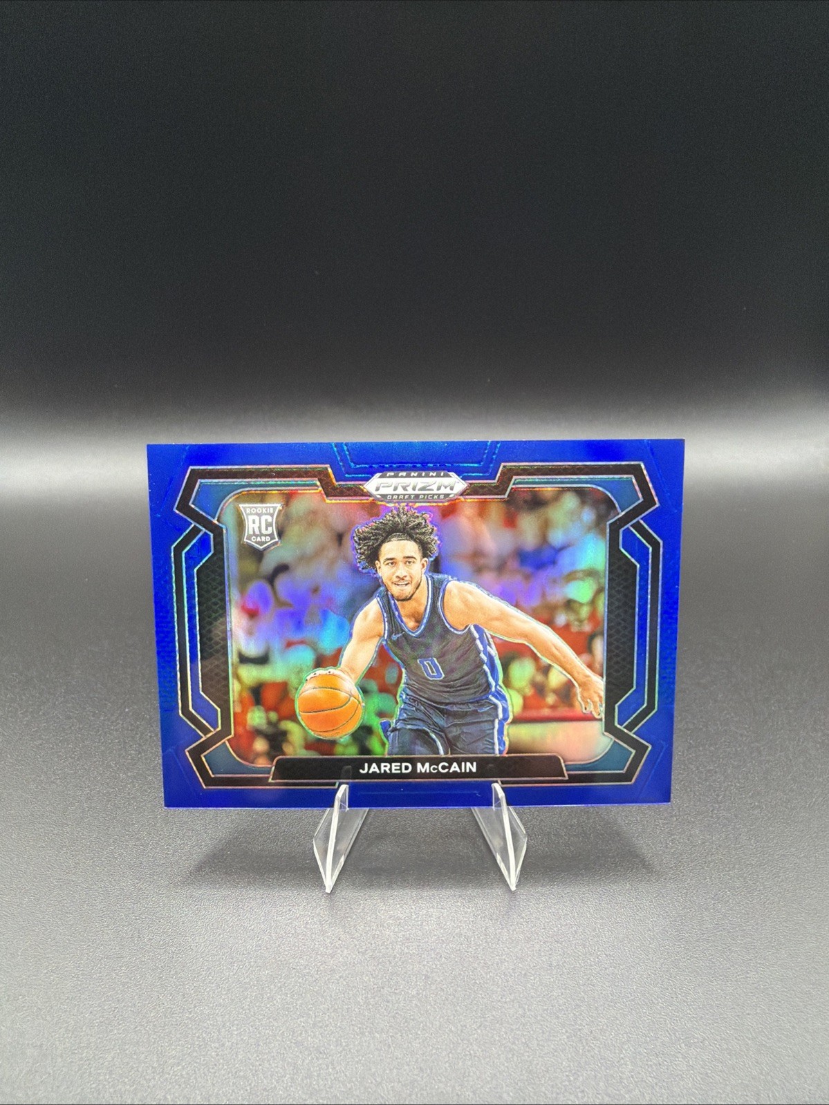 2024 Panini Prizm Draft Picks - Jared McCain #35 Blue Prizm Variations /199 (RC)