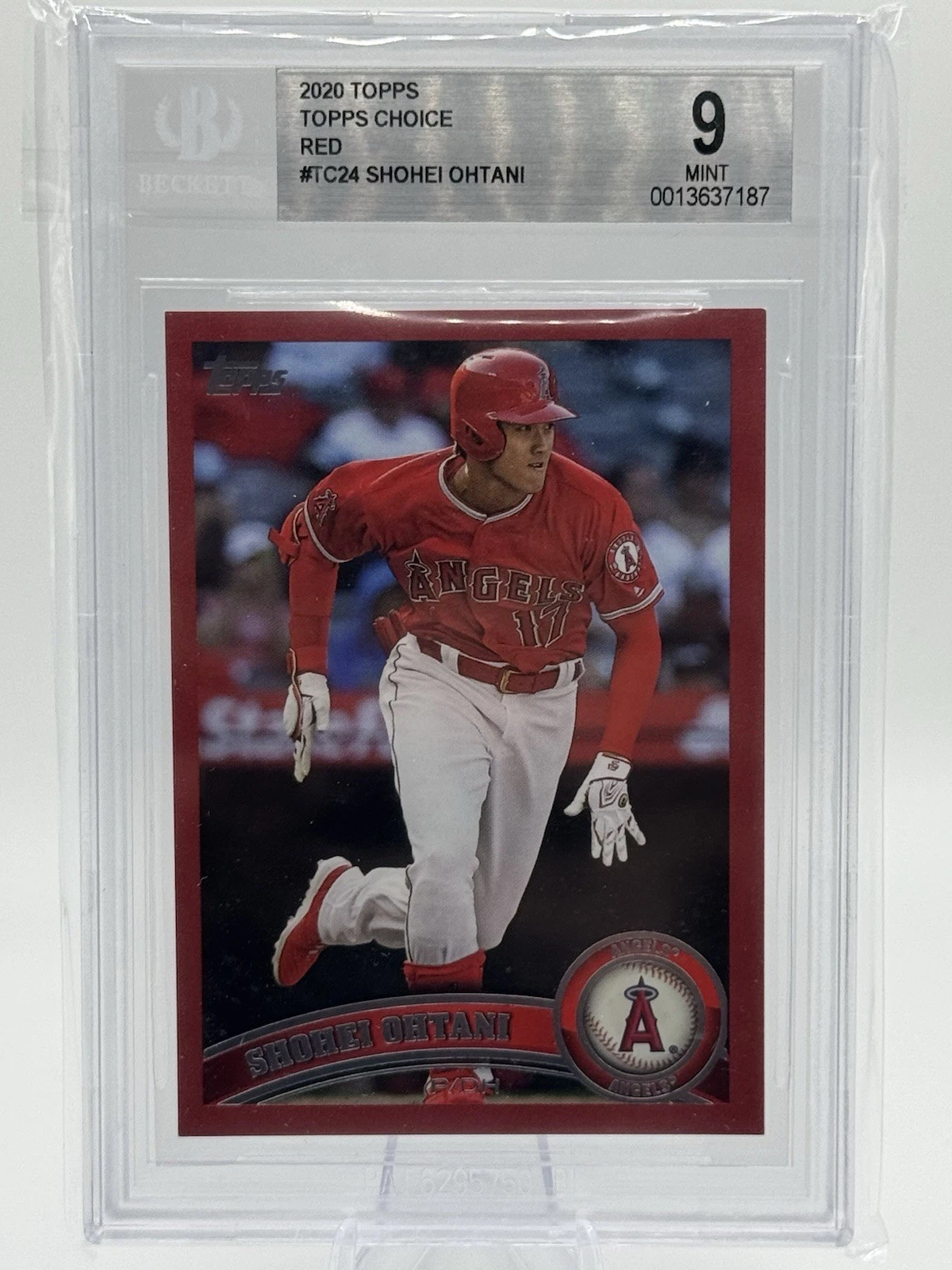 Shohei Ohtani trading card