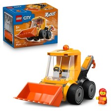 LEGO City Veicoli – Ruspa da Cantiere Giocattolo - Mini Escavatore con Minifigur