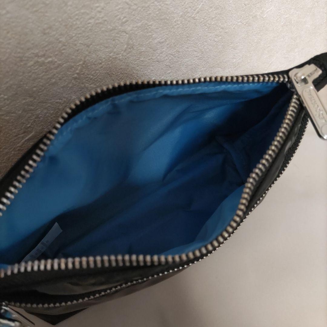 LeSportsac Ameri Collaboration Pouch Black Canvas… - image 6