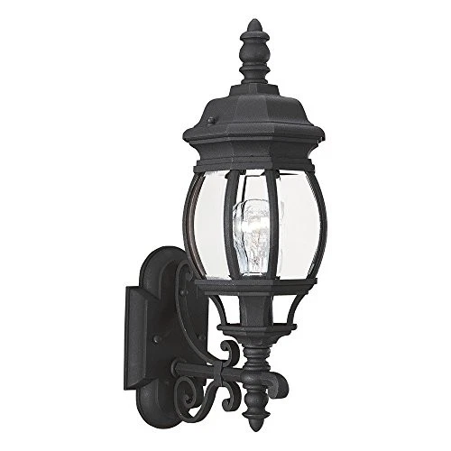 Sea Gull Lighting 88200-12 Wynfield One-Light Outdoor Wall Lantern with Clear  - Picture 2 of 3