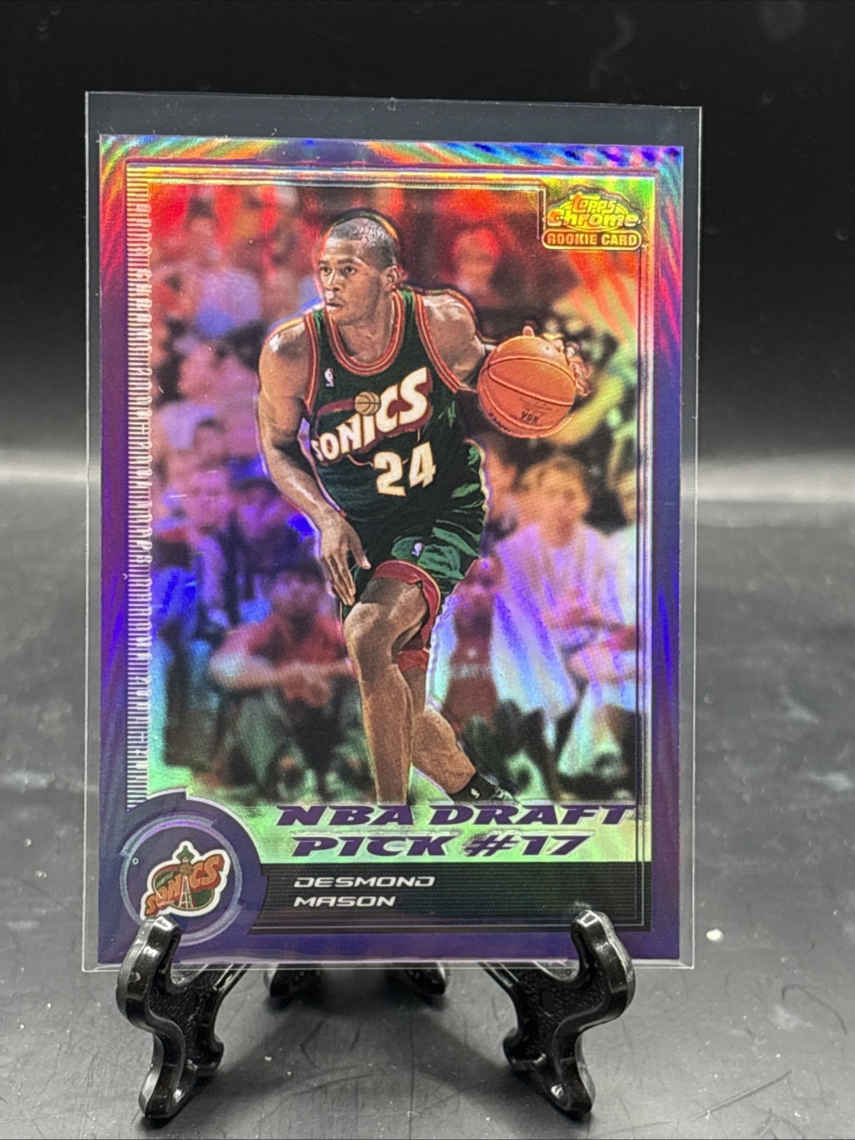 2000-01 Topps Chrome Desmond Mason Rookie Refractor #23/199