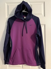 Nike Therma-Fit Women's Hooded Pullover Navy/Purple, Size Small