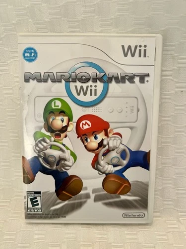 Mario Kart Wii (Nintendo, Wii) Complete W/Manual - Untested