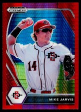 2021 Panini Prizm Draft Picks #PDP163 Mike Jarvis Red Prizm