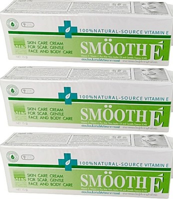 Smooth E Face Cream Anti Wrinkles Aging White Bright Skin Care Heal Scar 15 gm
