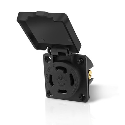 XMSJSIY NEMA L14-30R Outlet 30Amp Locking Receptacle for Generator 125/250V 3 Po