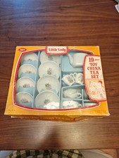 Vntg Jaymar Little Lady Toy China Tea Set 7070 Japan 19 pc Boxed No Spoons