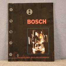 1992 BOSCH Precision Power Tools & Accessories Large Format Catalog