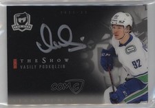 2021-22 Upper Deck The Cup The Show Black Auto Vasily Podkolzin #SB-32 Auto t2z