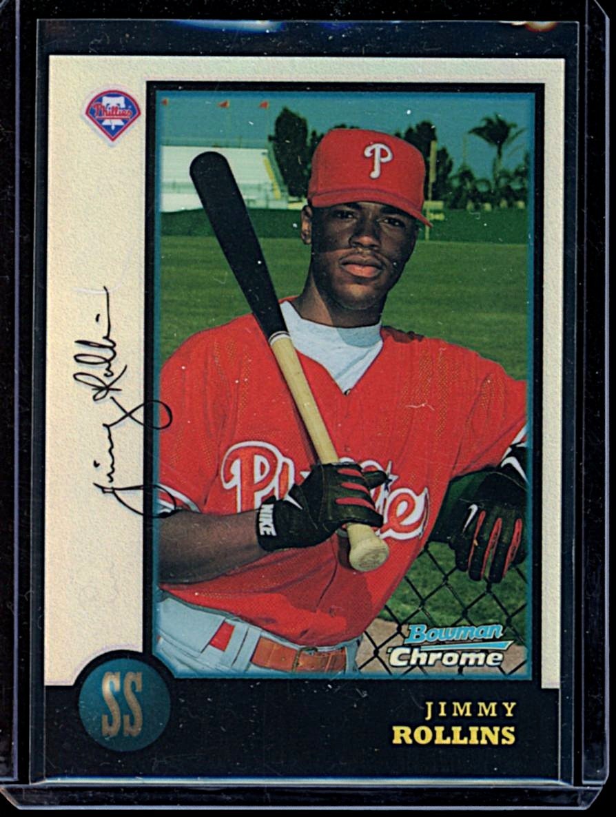 1998 Bowman Chrome #181 Jimmy Rollins Refractor Rookie