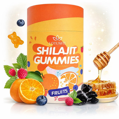 Shilajit Gummies Pure Himalayan Shilajit with Ashwagandha & 85+ Trace Minerals