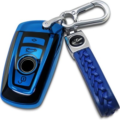 Suitable for key fob cov Color: Blue Combination(type A)Size: Type A key cover