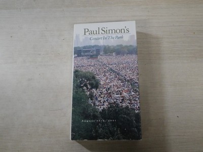 Paul Simons Concert in the Park VHS Tape 1991 Flip Cover Slipcase August 1991