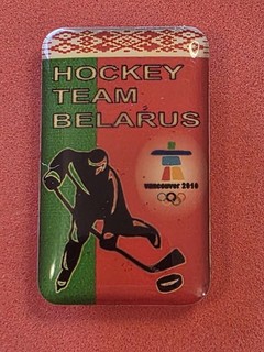 2010 Vancouver Olympic NOC Team Pin Belarus Ice Hockey