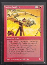 MTG International Collector's Edition -  Orcish Artillery  - Mint- Never Played